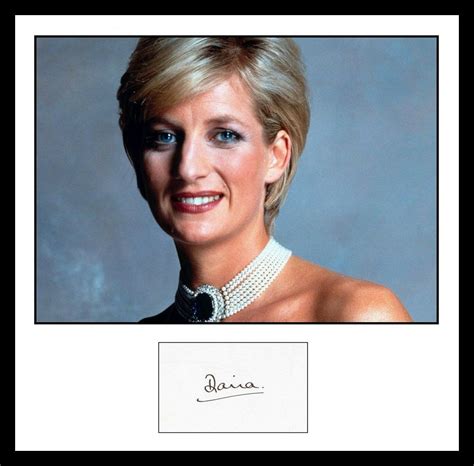 princess diana's signature.